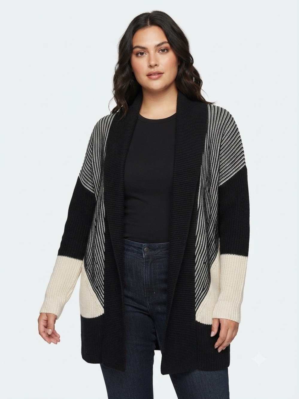 CASLON Open Front Slouchy Cardigan Sweater